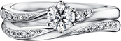 andromeda & persus engagement ring