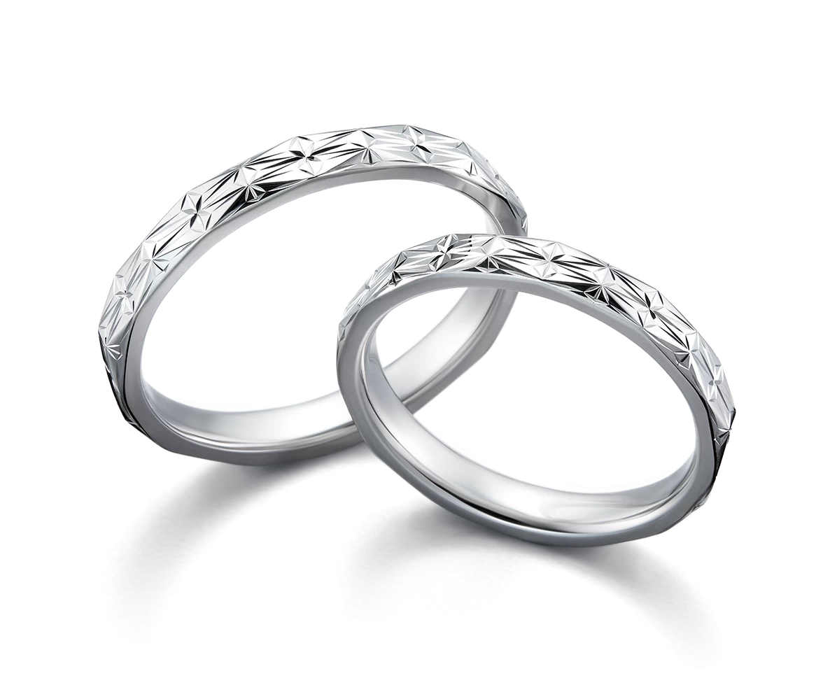 asanoha 麻の葉 ｜ Wedding Ring｜I-PRIMO Hong Kong, Diamond