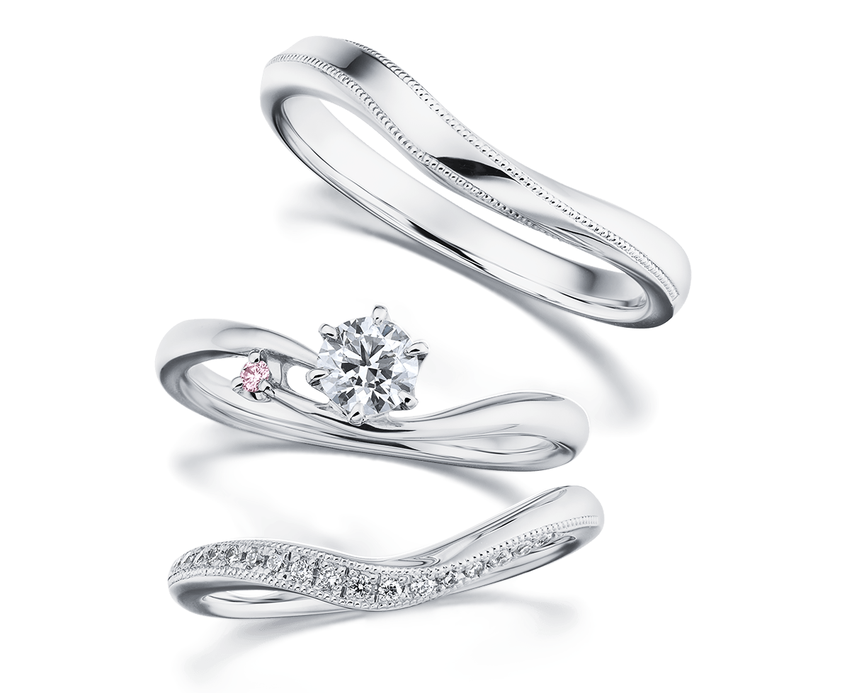 Spica & Apias｜結婚套戒｜I-PRIMO香港-鑽石訂婚戒指、結婚對戒婚戒組合